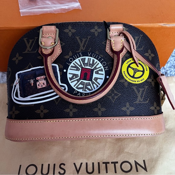 LOUIS VUITTON Louis Vuitton Handbag Shoulder Bag Monogram Nicholas Jesquile Alma - Picture 2 of 11